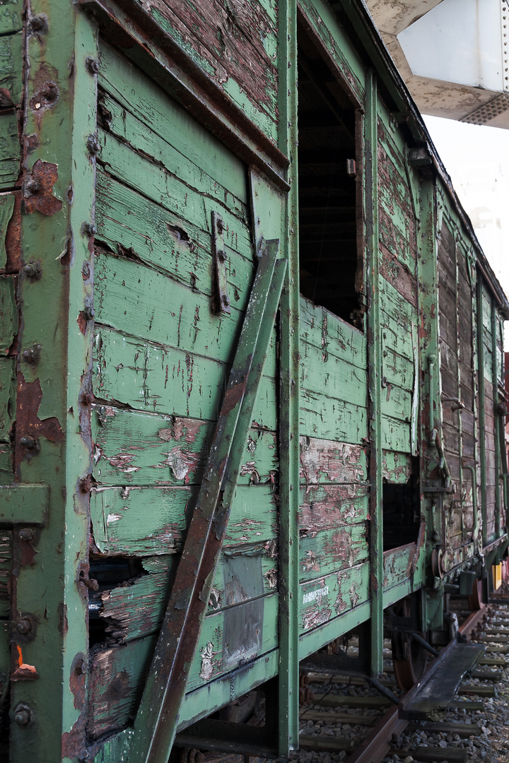 alter Eisenbahnwagon