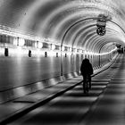 Alter Elbtunnel B/W