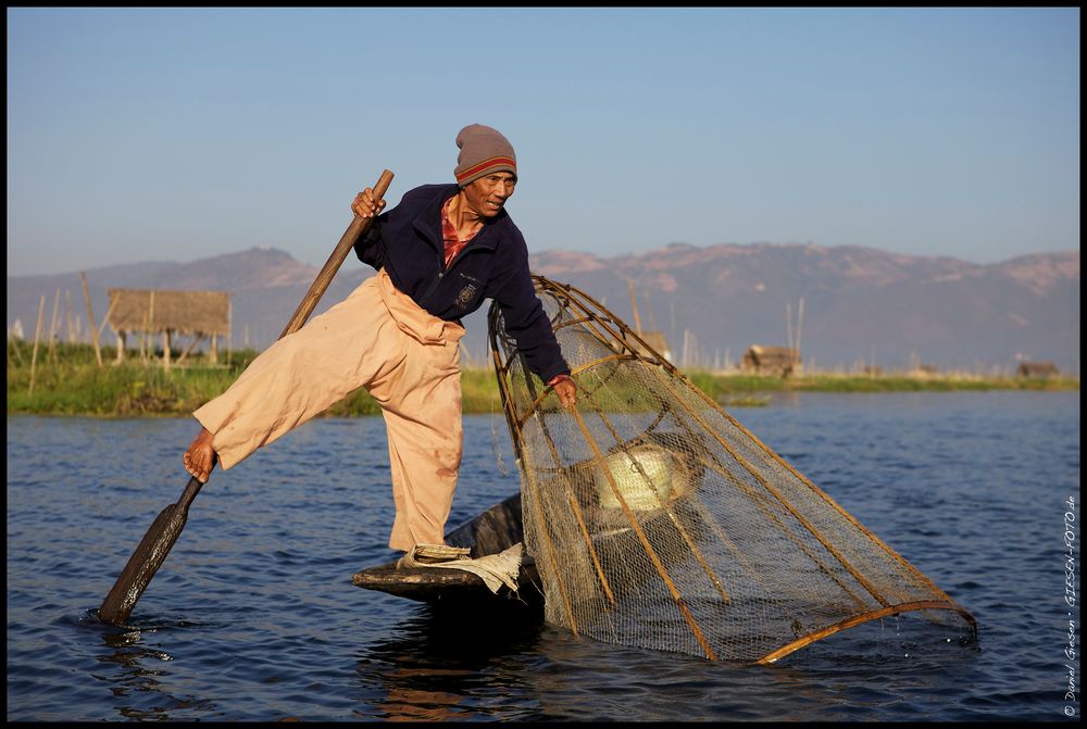 Alter Fischer am Inle See, Myanmar/Burma 2012