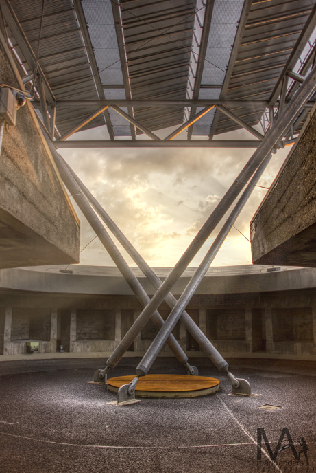 alter Flackstandort auf dem Energiebunker in HH-Wilhelmsburg