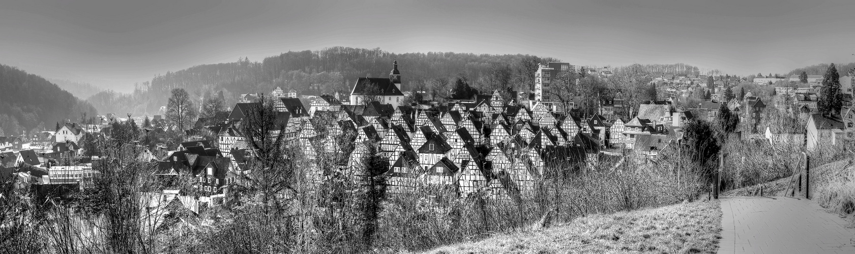 "ALTER FLECKEN" in Winter , FREUDENBERG