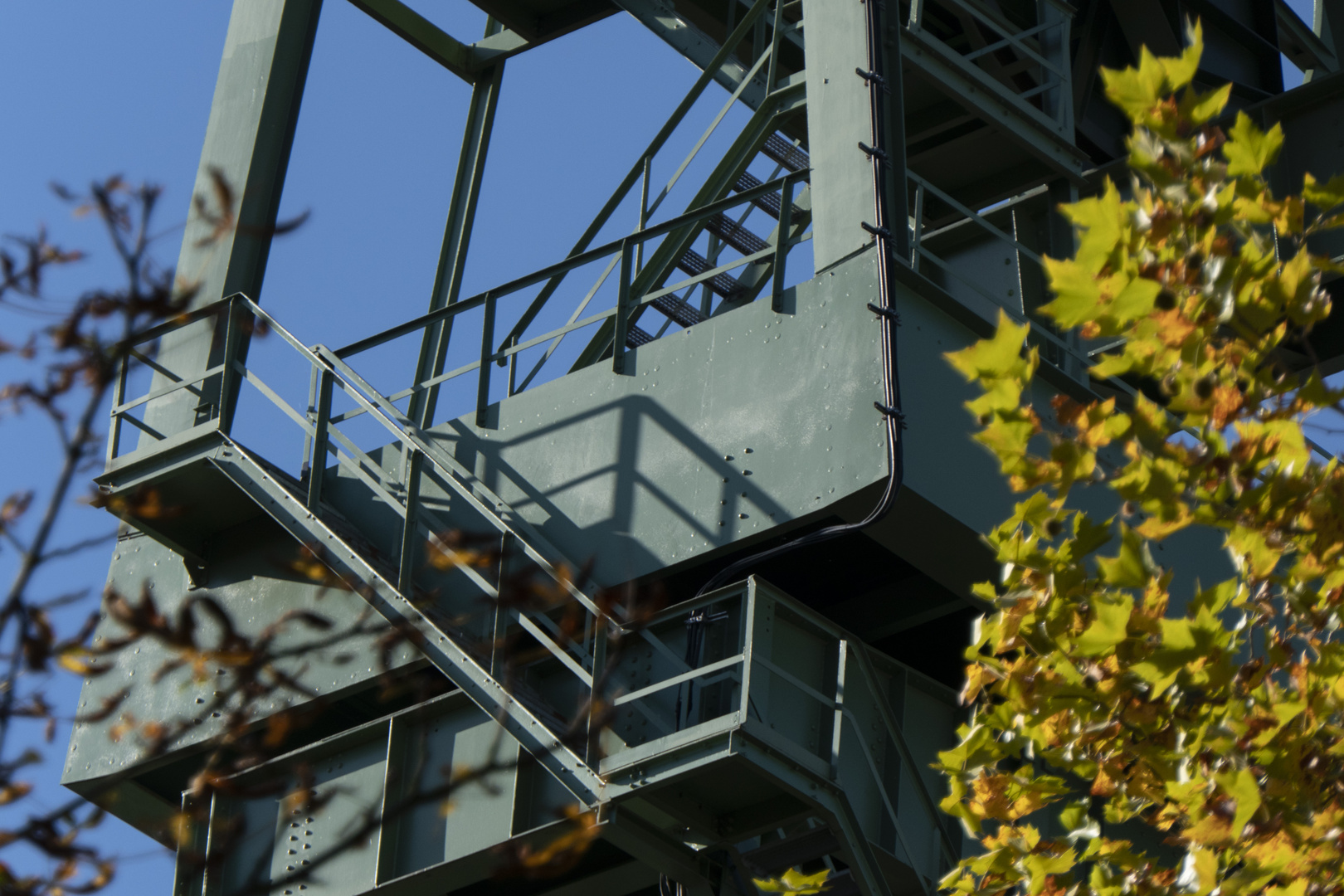 Alter Förderturm Zeche Heinrich in Essen