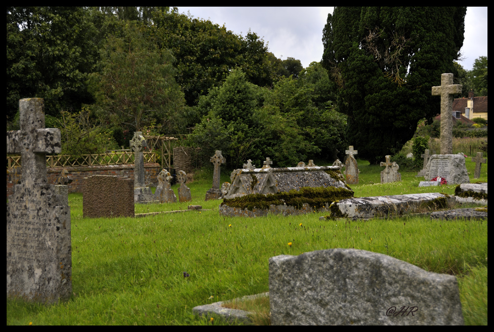 Alter Friedhof in Südengland.