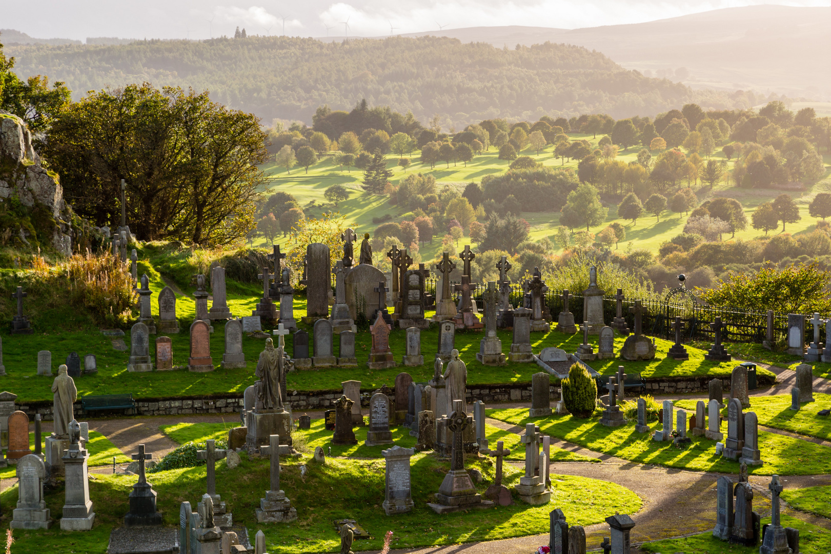 Alter Friedhof von Stirling in Schottland