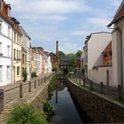 Alter Graben mit Löschwasser ( Wismar )