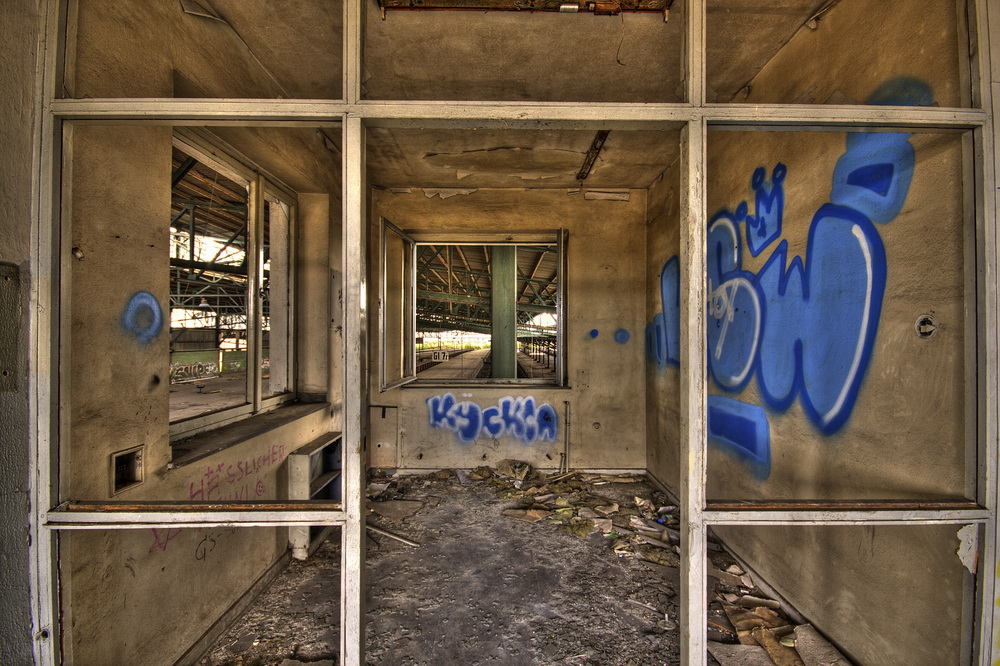 Alter Güterbahnhof die erste