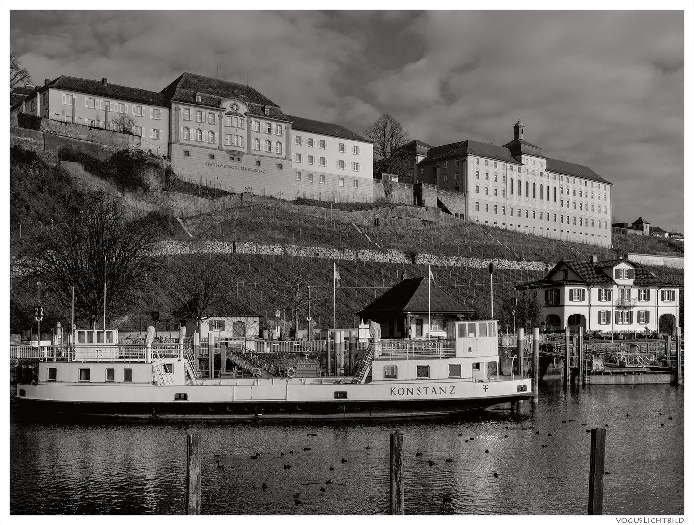 Alter Hafen in Meersburg am Bodensee