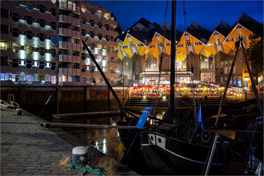 Alter Hafen und Kubushäuser Rotterdam