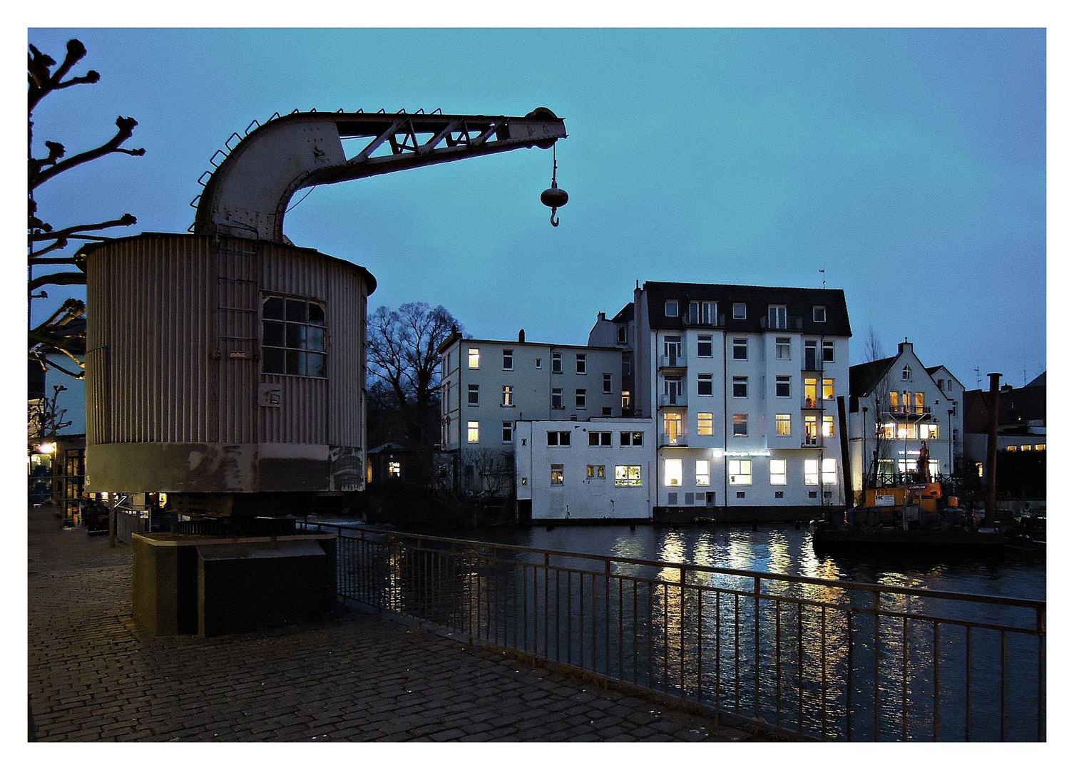 Alter Hafenkran in Hamburg- Bergedorf