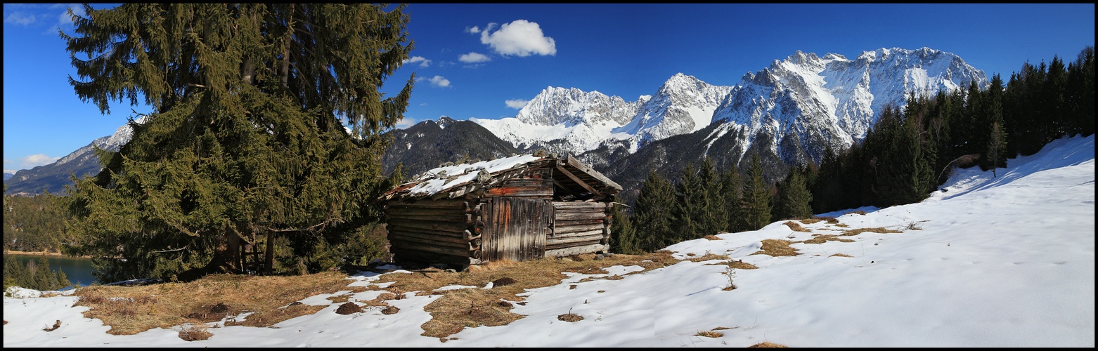 ~ Alter Heustadel am Karwendel ~