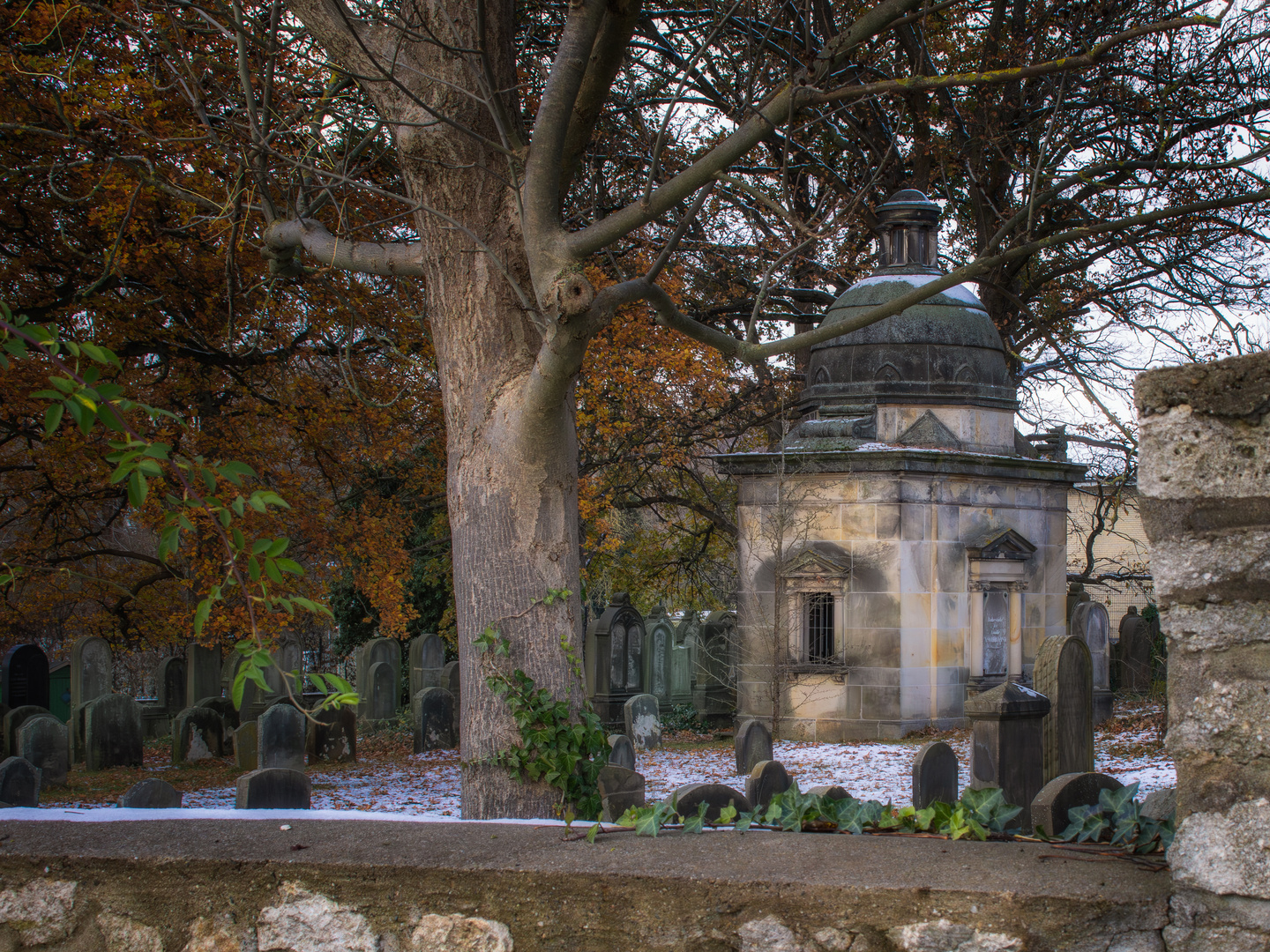 Alter Jüdischer Friedhof im Winter