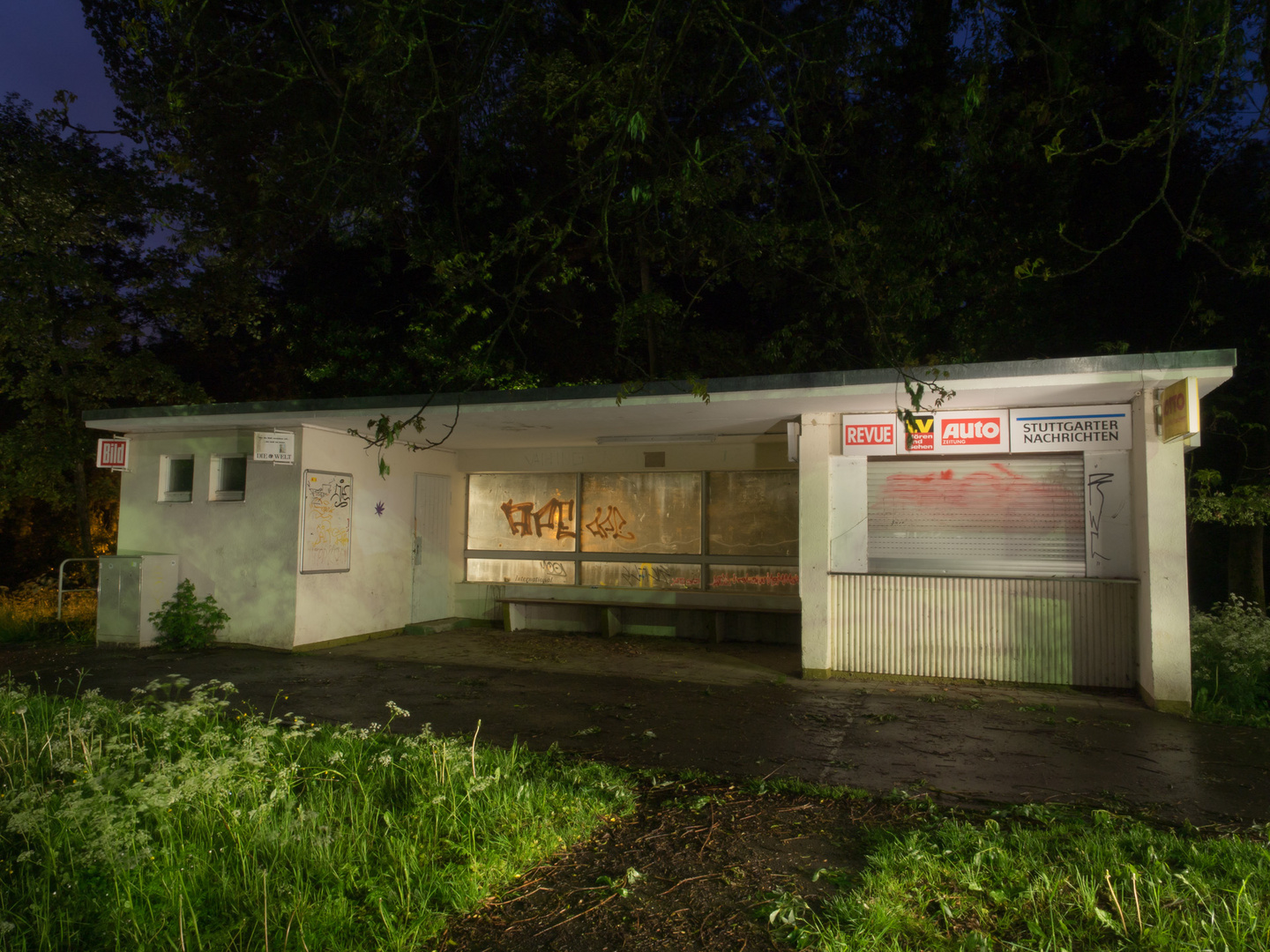 alter Kiosk Stuttgart Vaihingen