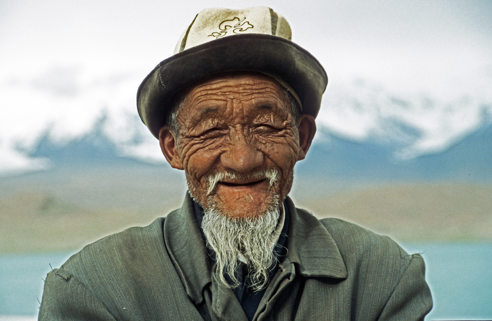 Alter Kirgise im Pamir, China