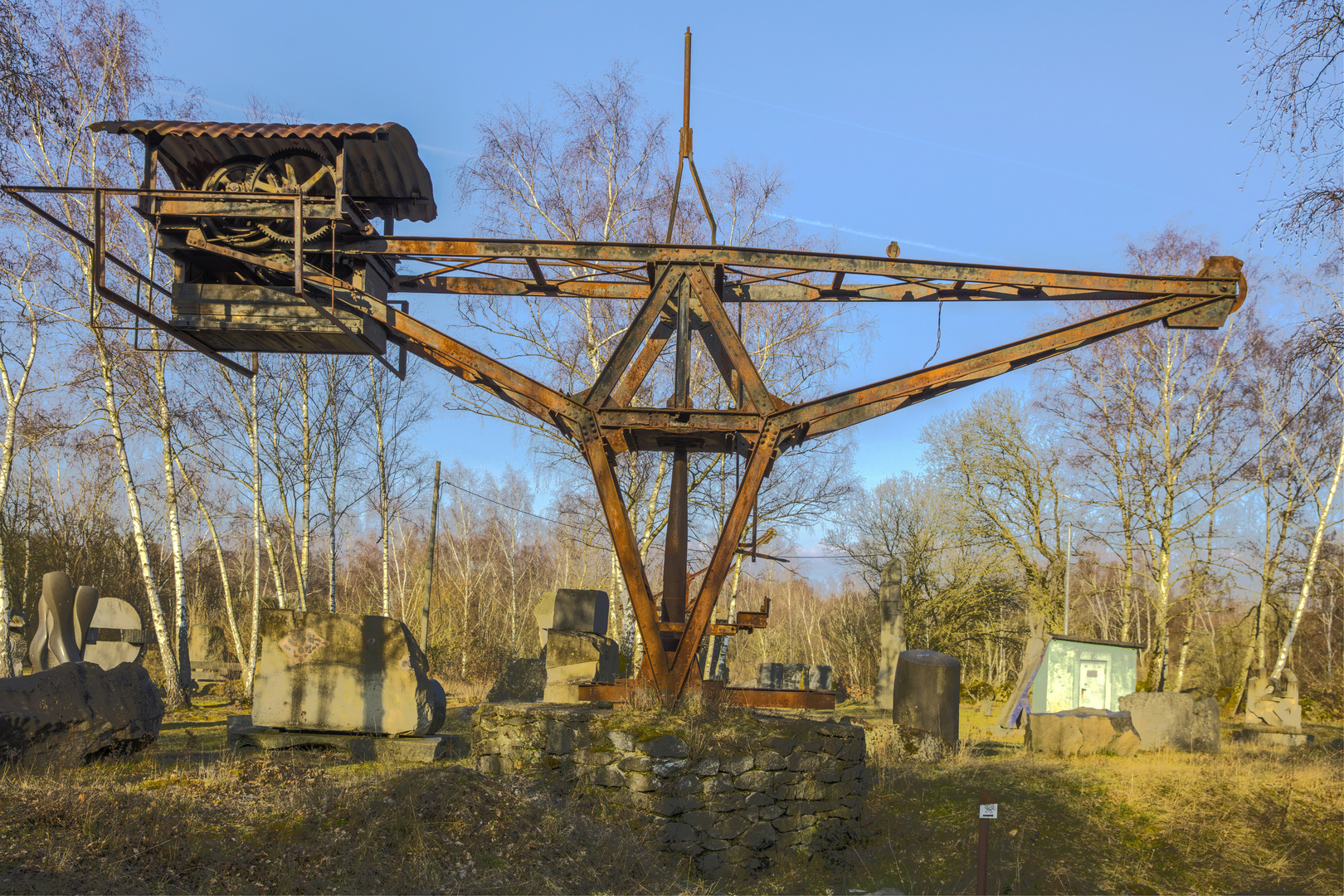 Alter Krahn am Silbersee Foto & Bild deutschland, europe, rheinland