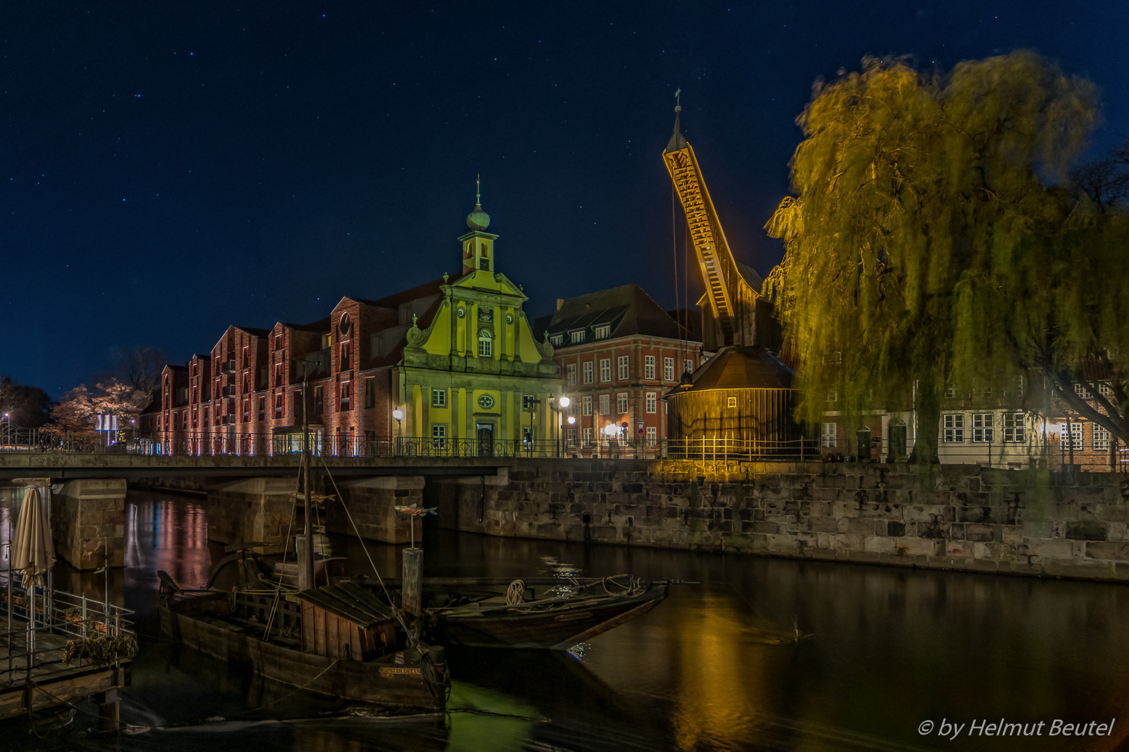 Alter Kran im Lünebuger Hafen