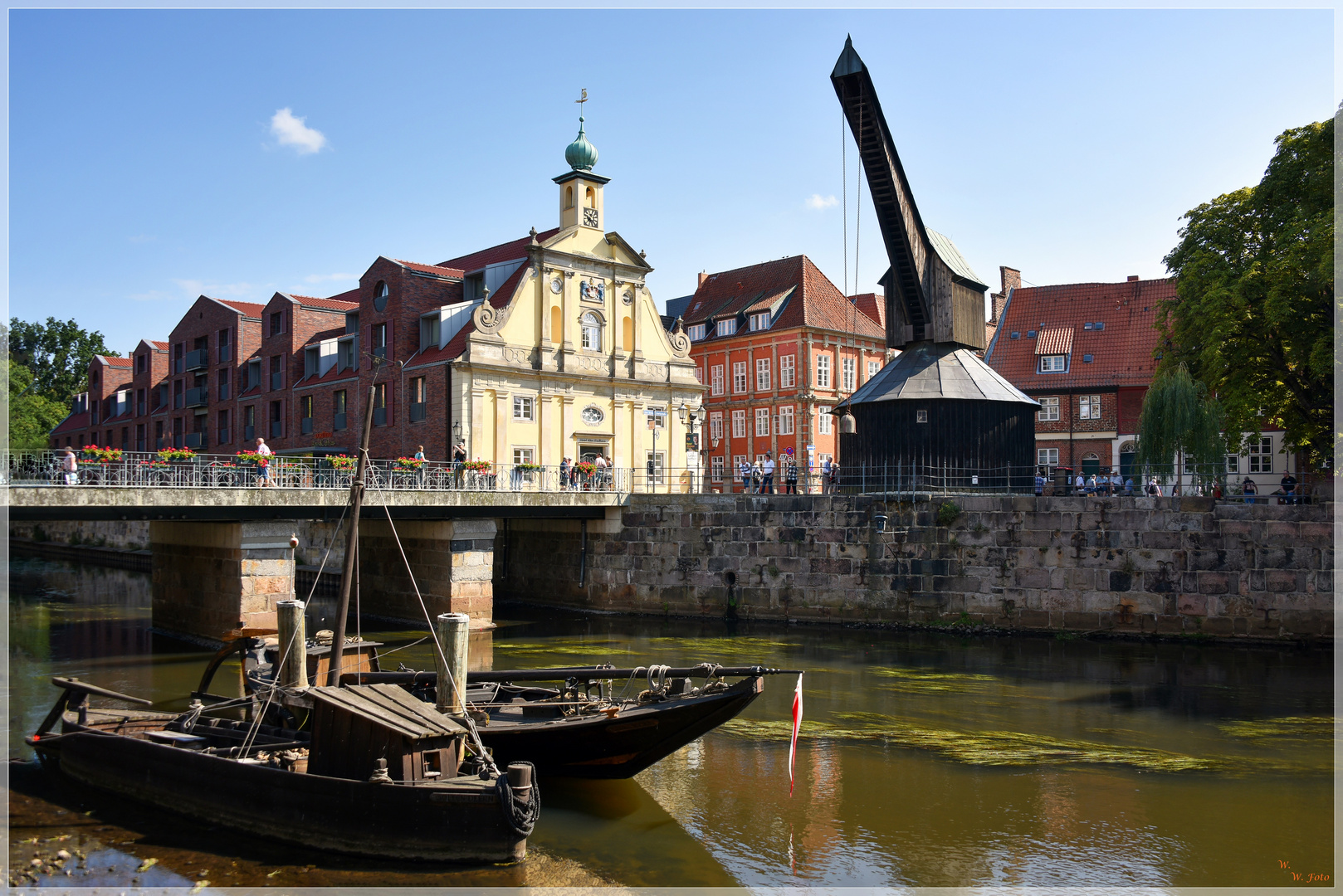 Alter Kran im Lüneburger Hafen