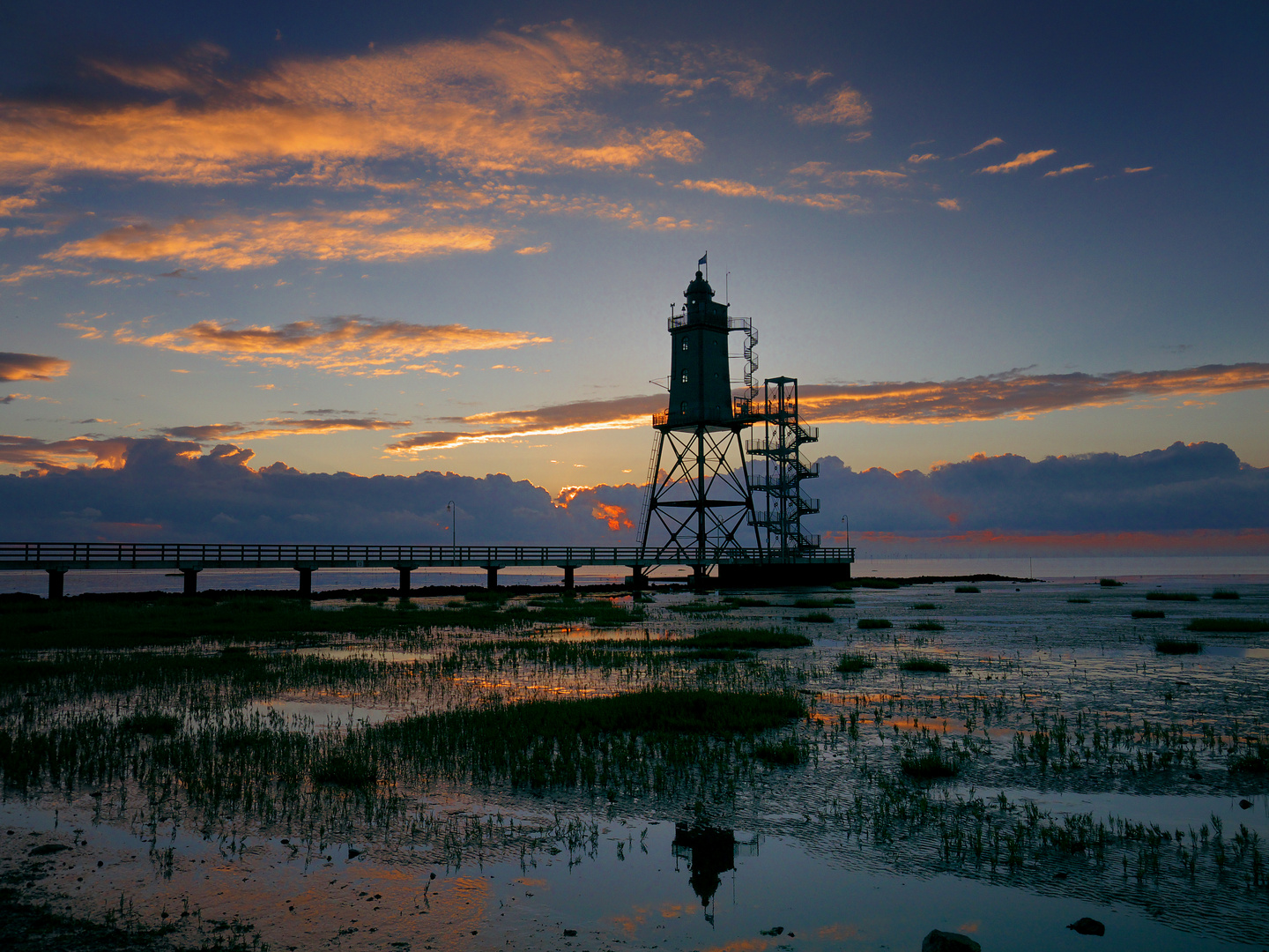 alter Leuchtturm Eversand / Dorum