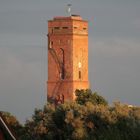 Alter Leuchtturm im Sonnenuntergang