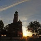 Alter Leuchtturm in Kiel-Holtenau.