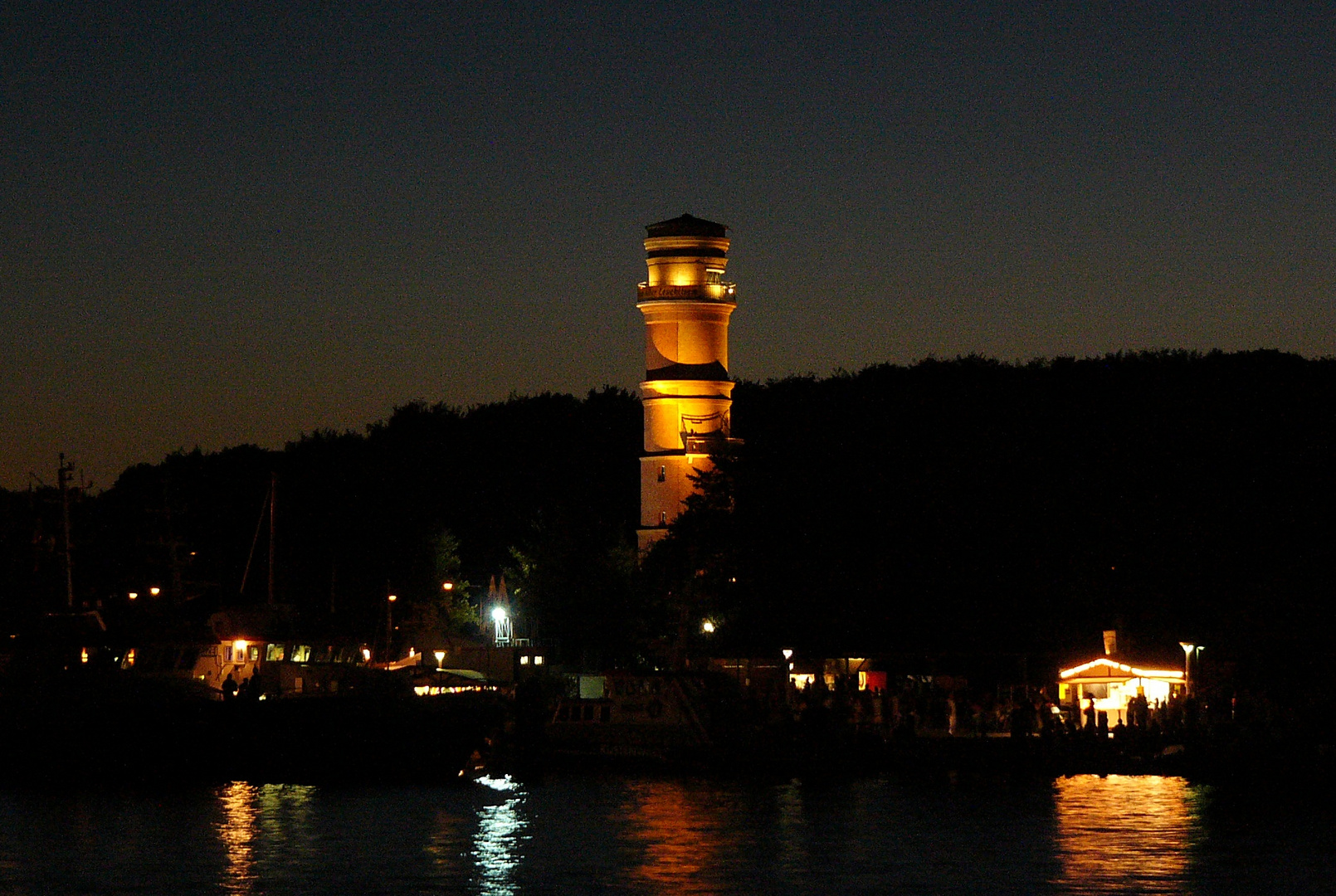 Alter Leuchtturm von Travemünde by Night