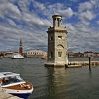 Alter Leuchtturm vor San Giorgio Maggiore 