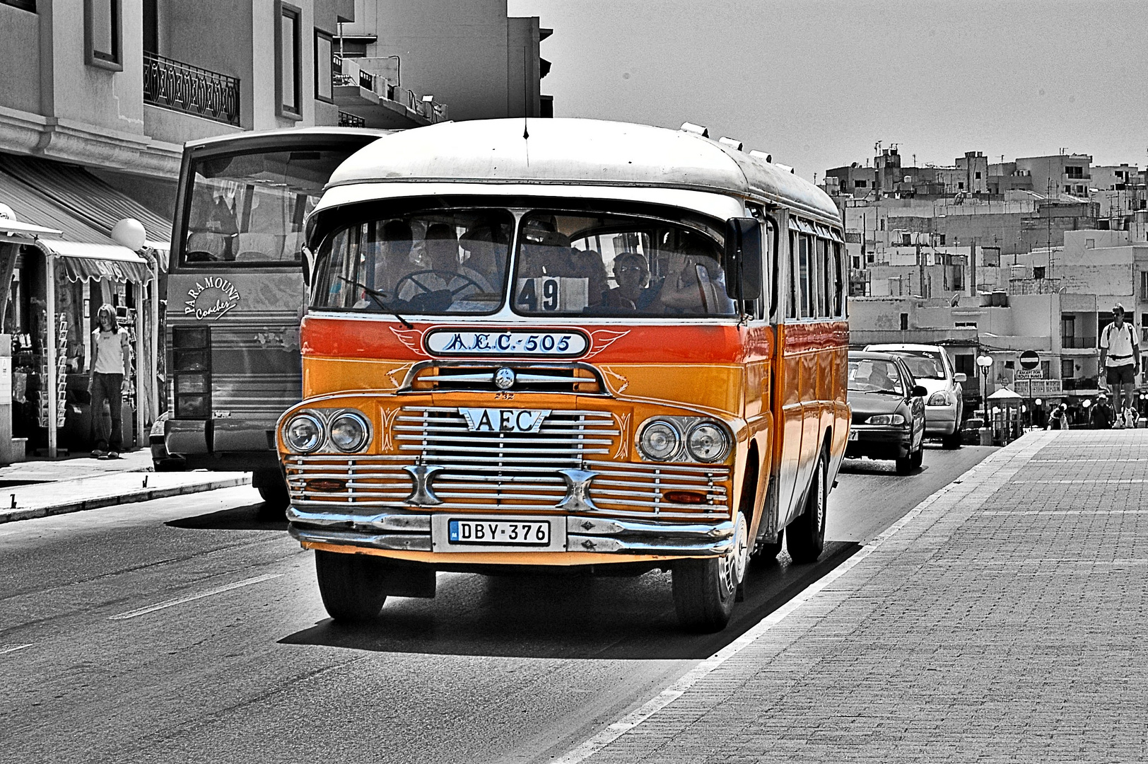 alter Linienbus auf Malta