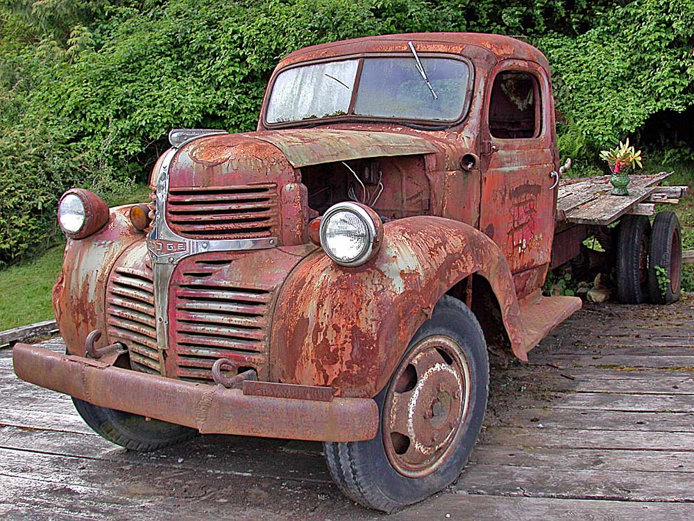 Alter LKW in Telegraph Cove