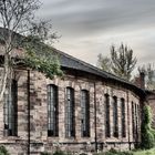 Alter Lokschuppen am ehemaligen Bahnhof Eschwege West als HDR