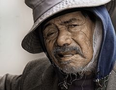alter Mann aus Ecuador