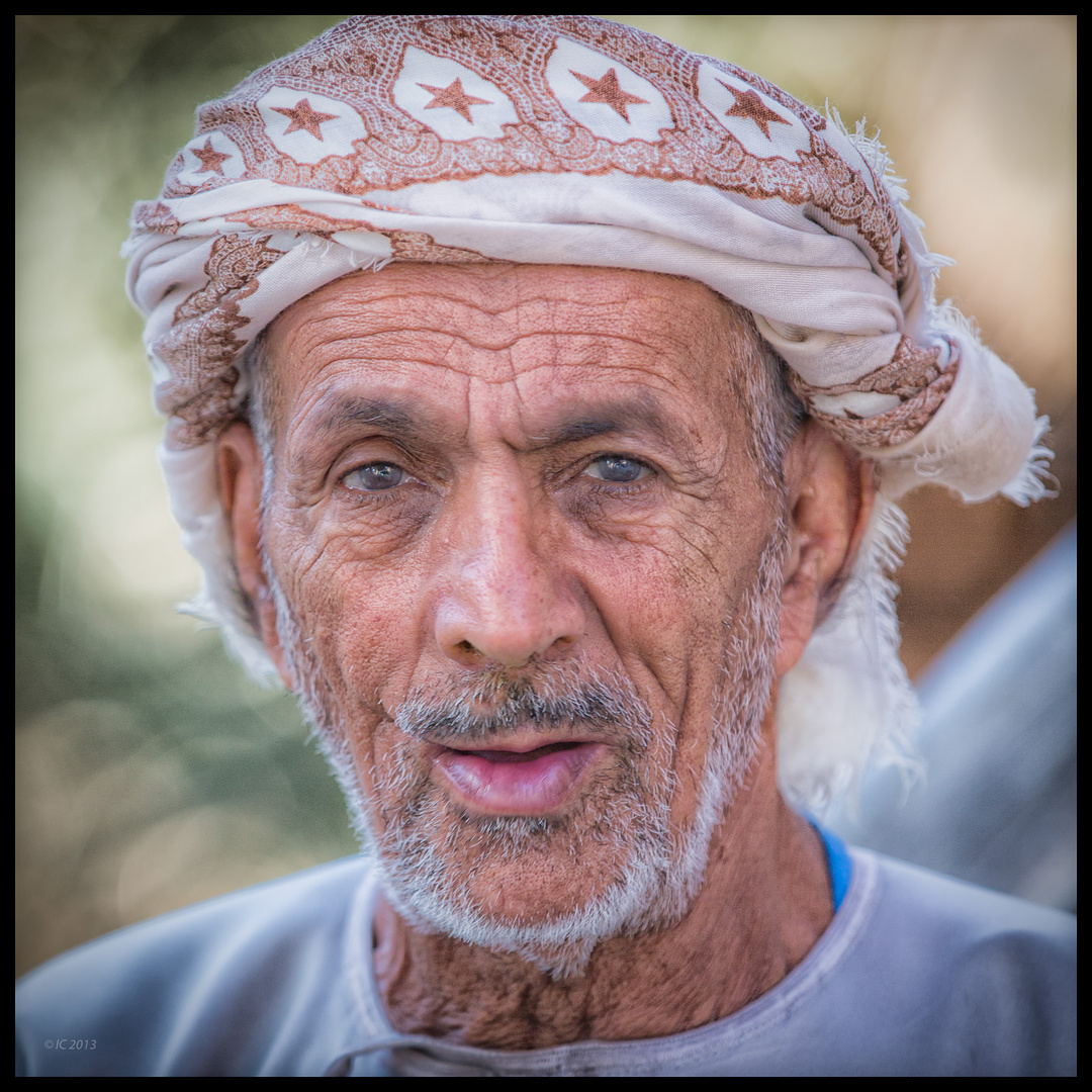 Alter Mann im Oman
