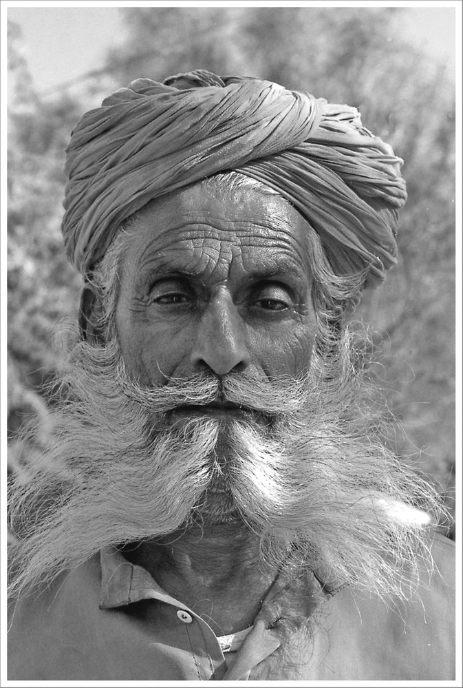 Alter Mann in Jaisalmer/Rajasthan