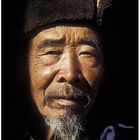 alter Mann in Lijiang