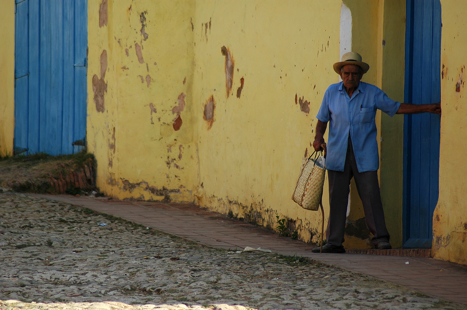 Alter Mann in Santiago de Cuba