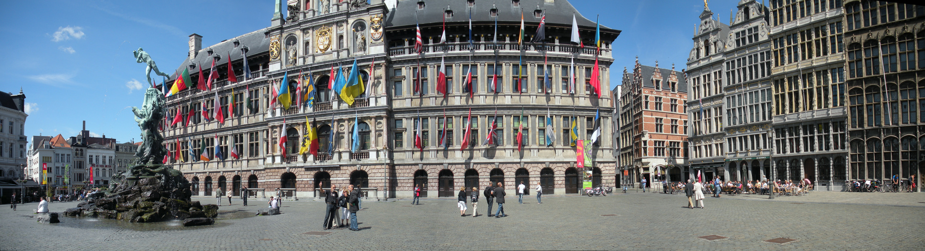 Alter Markt in Antwerpen / Belgien