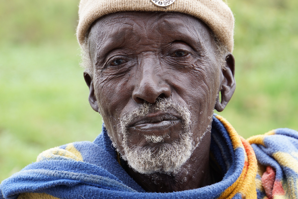 Alter Massai am Kilimandjaro