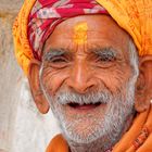 Alter Priester, Neu-Delhi/Indien