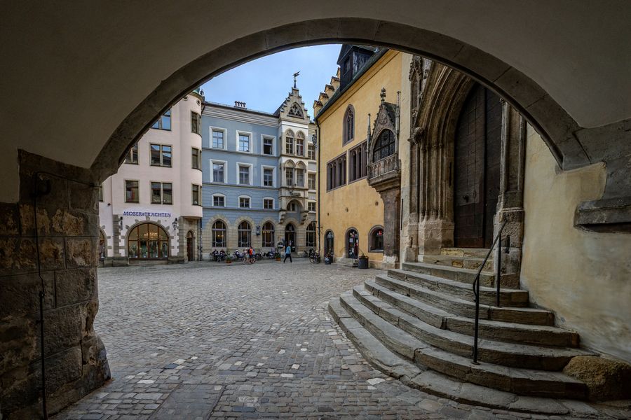 Alter Rathausplatz in Regensburg