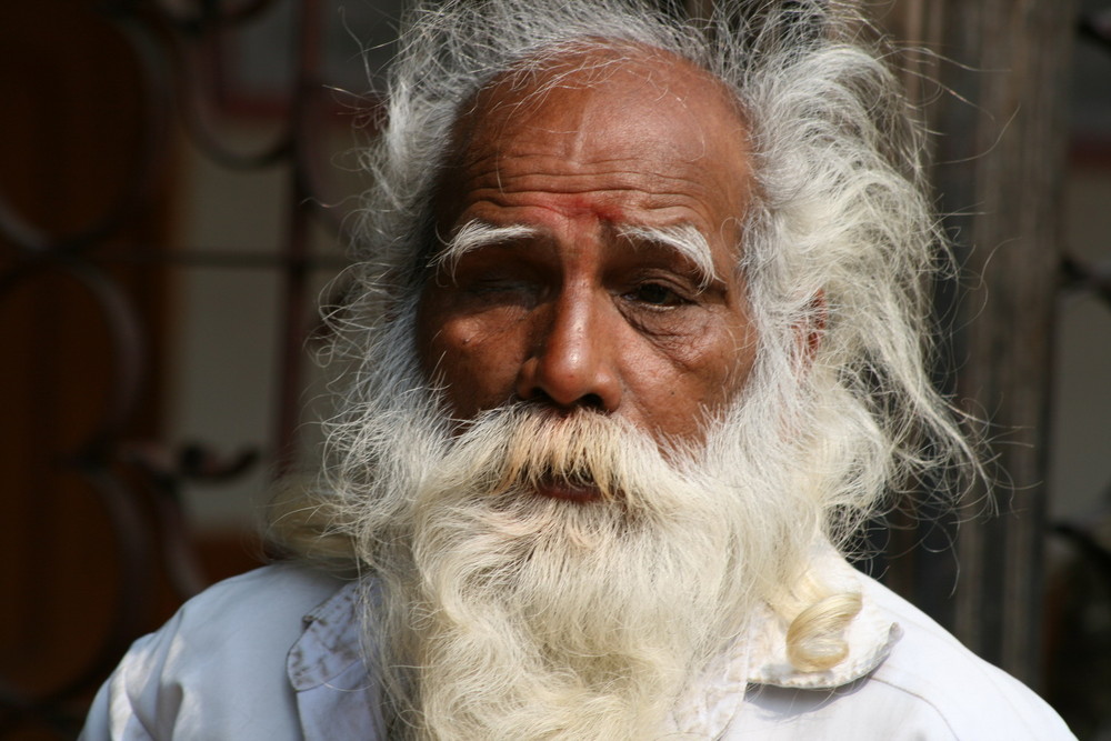 alter Sadu von Pashupatinat Kathmandu Nepal