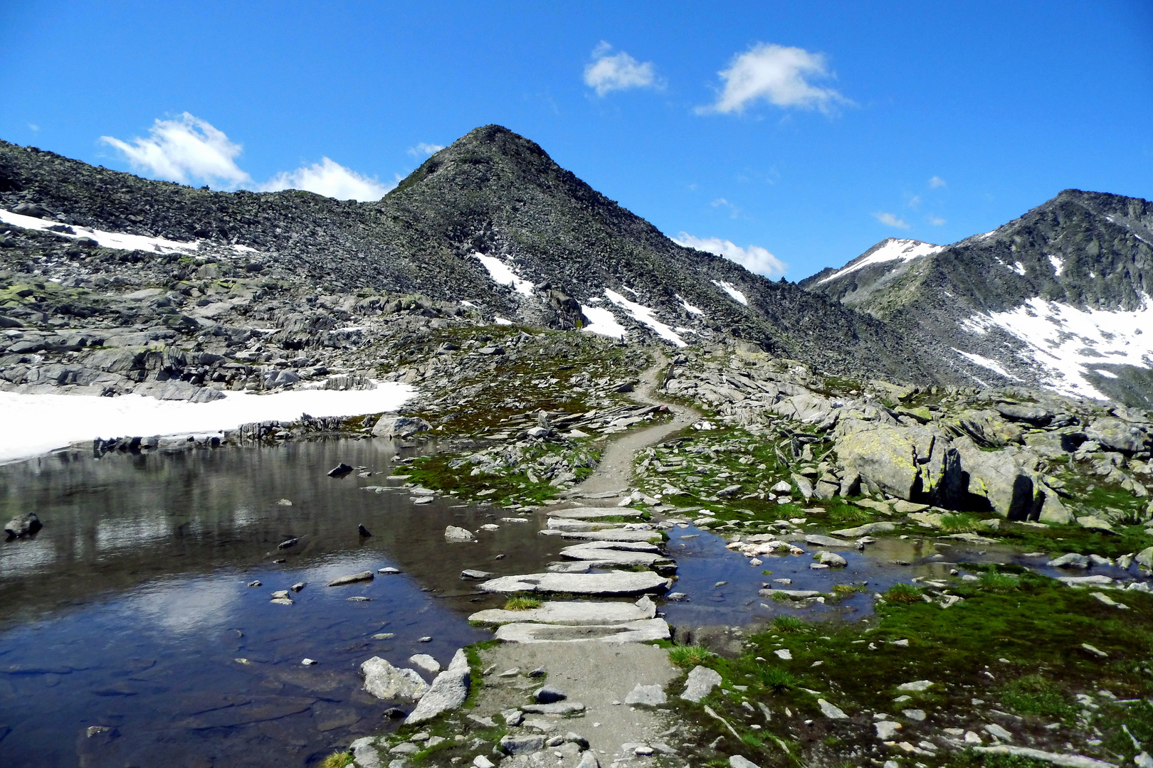 Alter Saumpfad über den Alpenhauptkamm