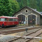 Alter Schienenbus in Nordhalben 