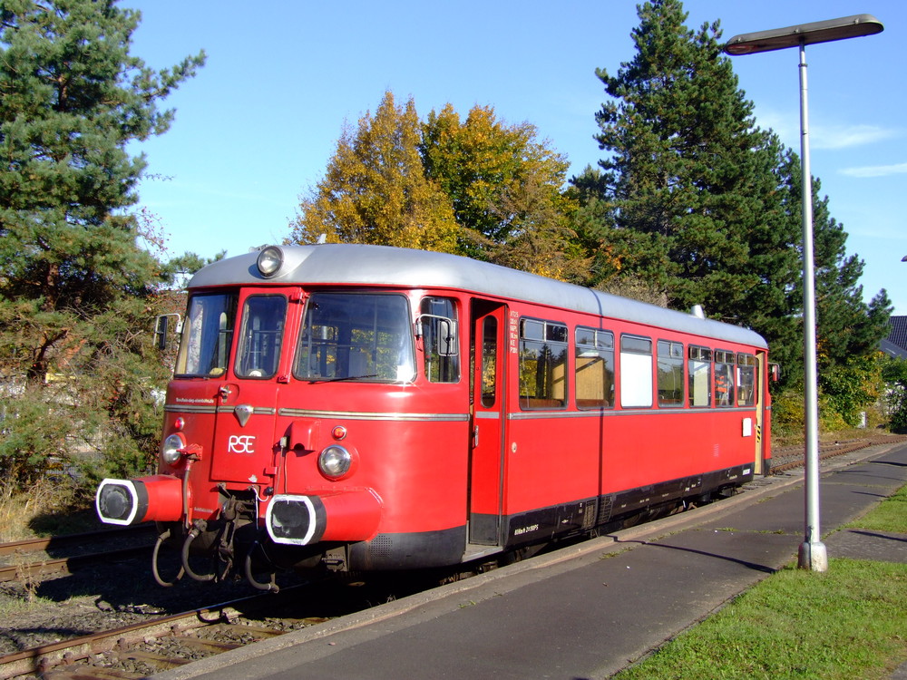 Alter Schienenbus MAN in Kall