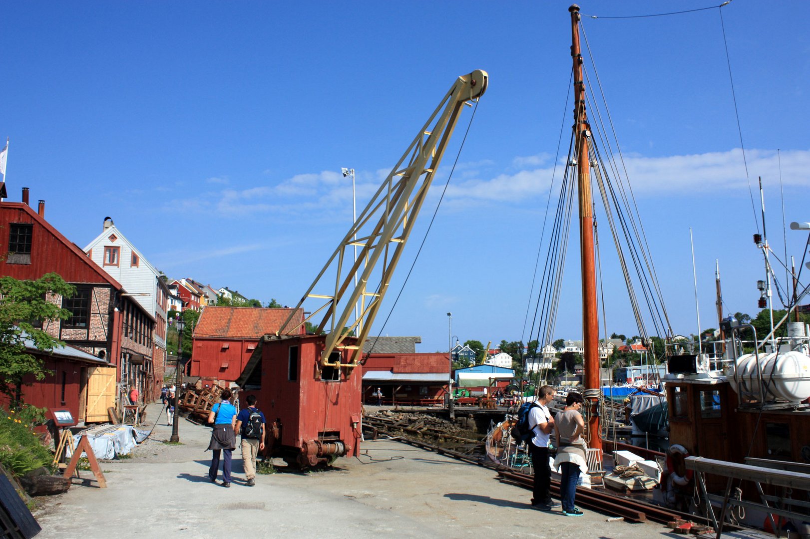 alter Schiffskarn in der alten Schiffwerft