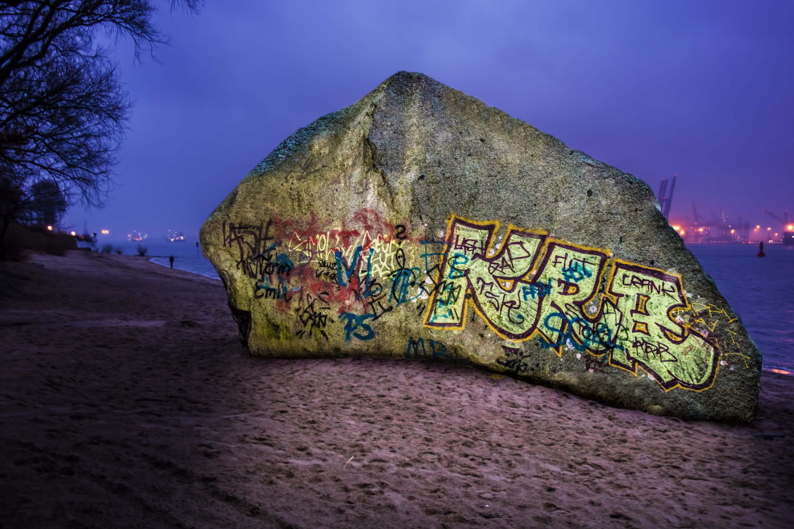 Alter Schwede am Strand von Oevelgönne