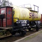 Alter Shell wagen mit Bremshaus 2014 Museumbahn Schönberger Strand