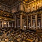 Alter Sitzungssaal vom Wiener Parlament