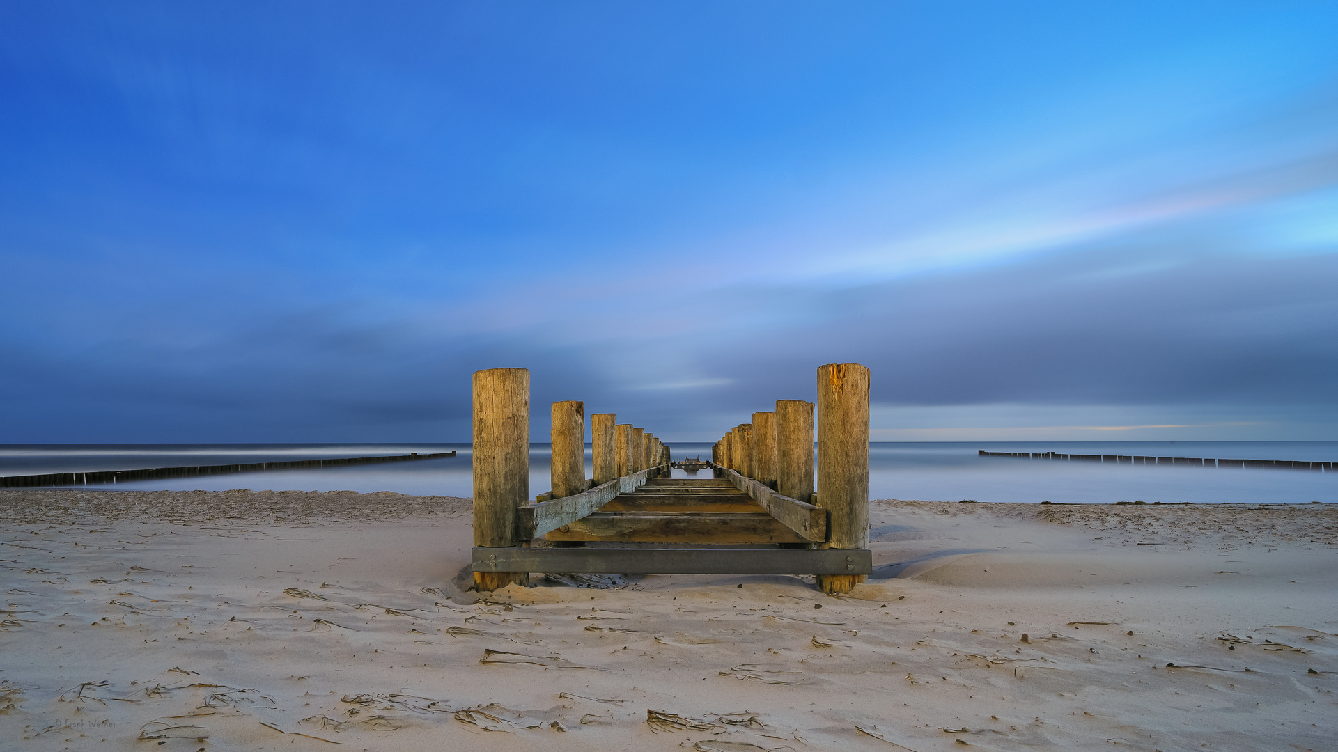 Alter Steeg am Ostseestrand