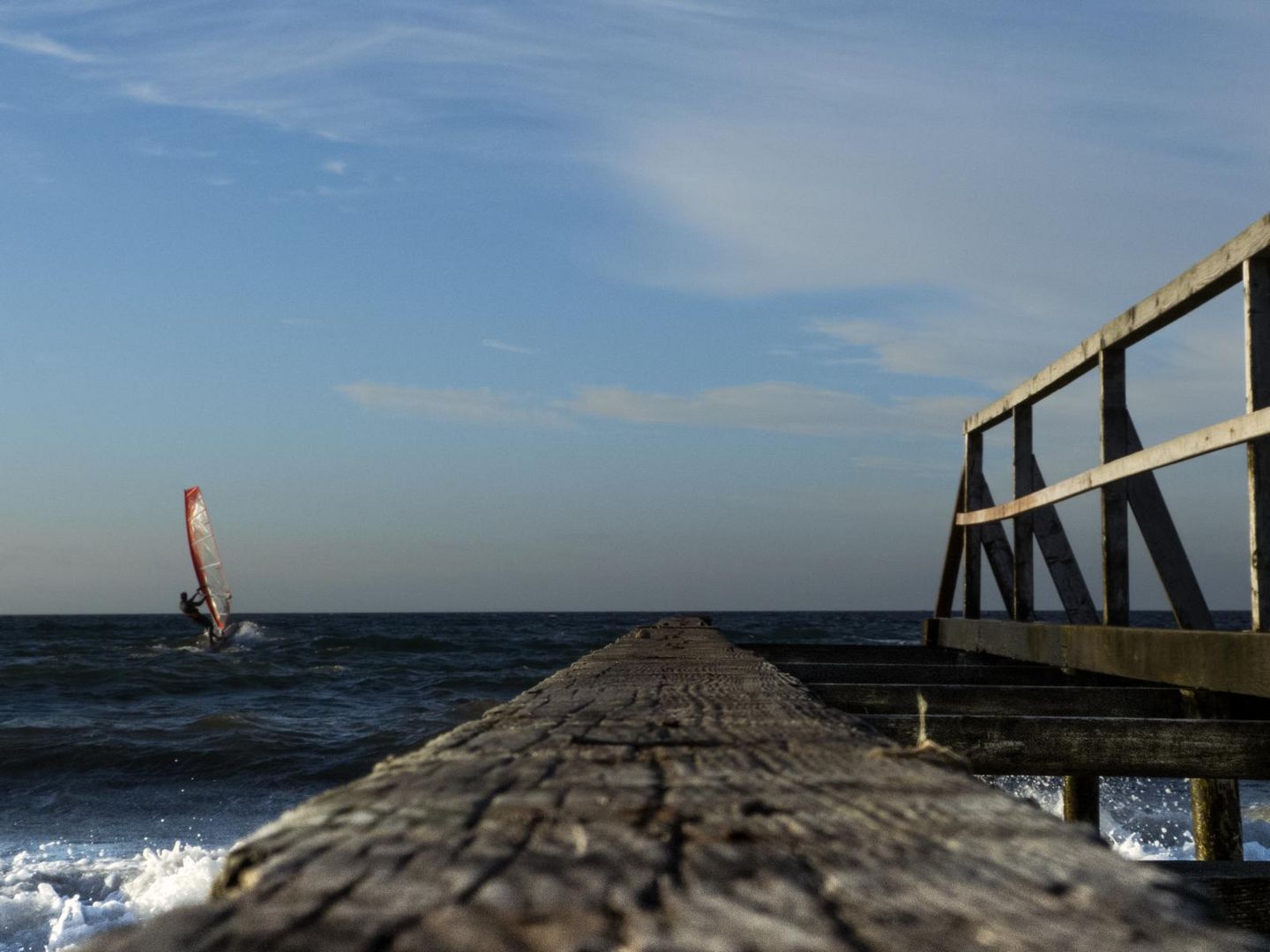 Alter Steg am Strand von Heiligenhafen