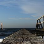 Alter Steg am Strand von Heiligenhafen