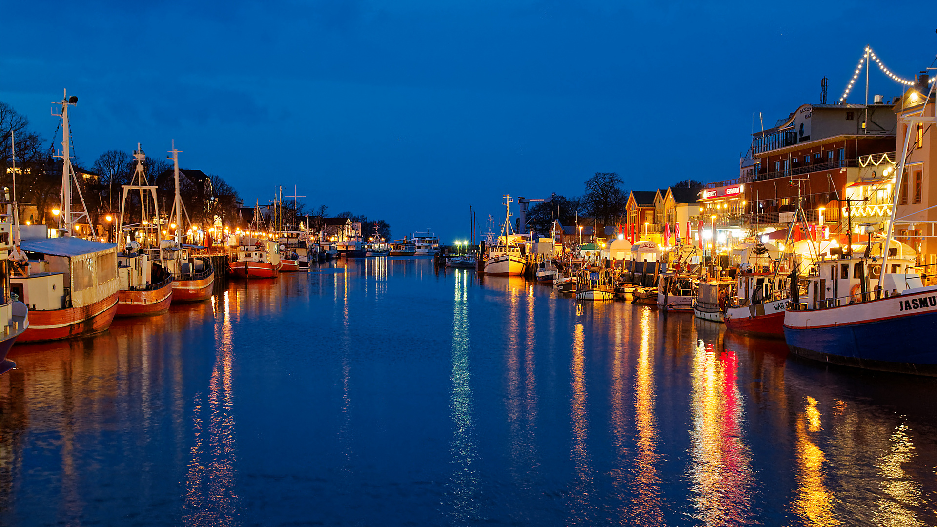 Alter Strom Warnemünde - Blaue Stunde