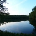 Alter Teich in Schmannewitz am Abend